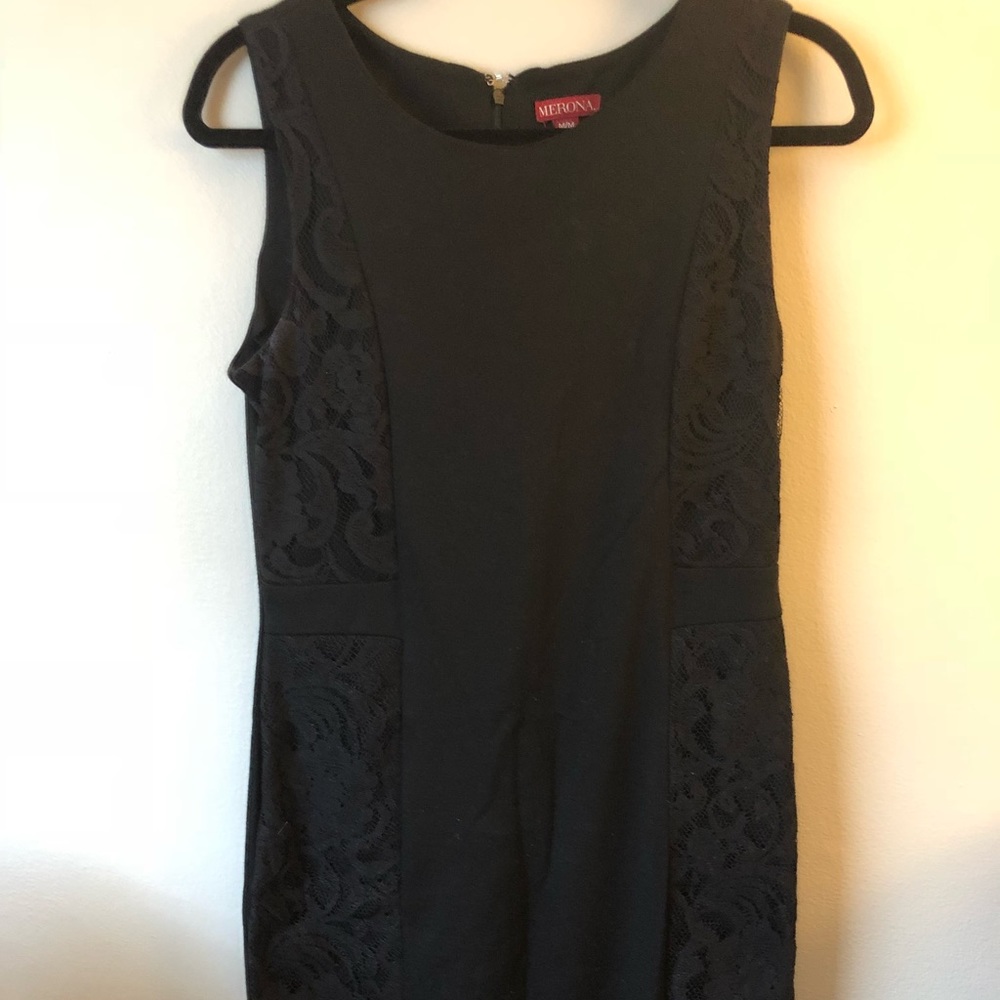 Fitted black dress